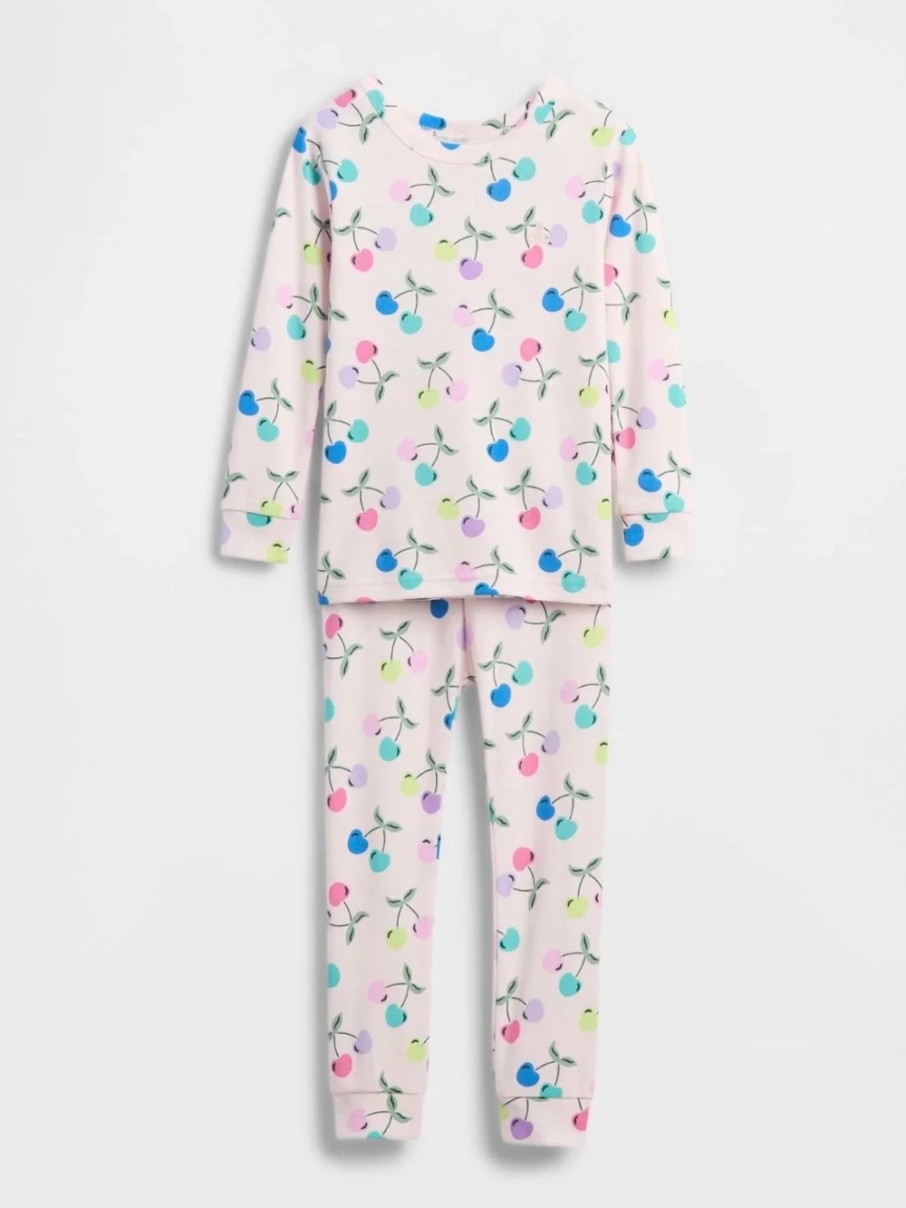 GAP Kids Colorful Cherries Pajama Set Girls 3T NEW
